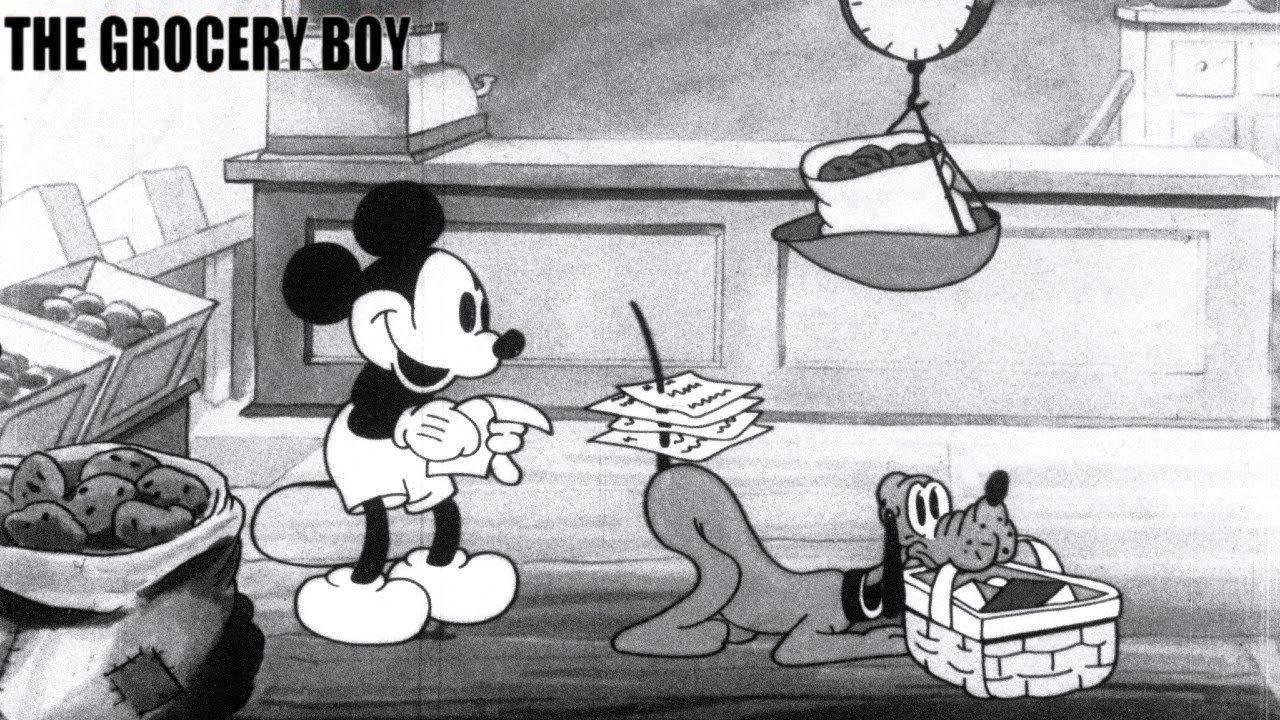 The Grocery Boy 1932 Disney Mickey Mouse Cartoon Short Film