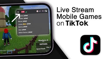 How To Live Stream Mobile Games On TikTok!