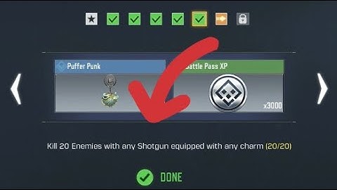 Call Of Duty Mobile Kill 20 Enemies with any Shotgun equipped with any Charm