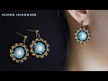 Beautiful and easy beaded earrings for beginners. How to make beaded jewelry