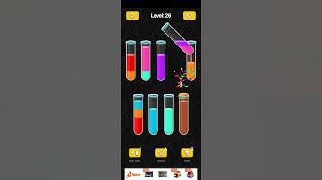 puzzle game color water level 26 #waterpuzzle #subscribetomychannel