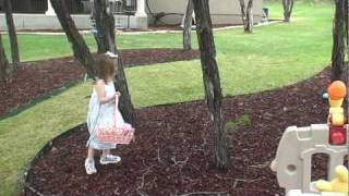 Ella Easter egg hunt 1