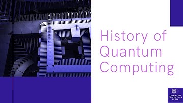 History of Quantum Computing