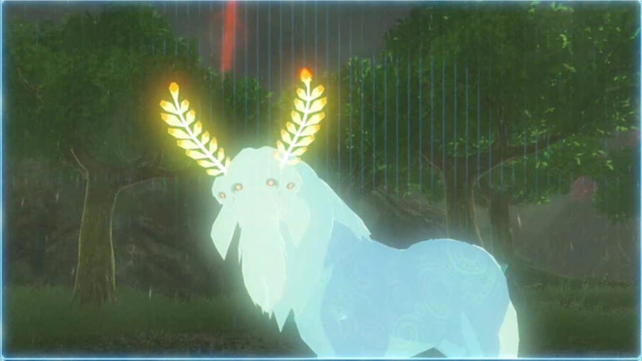 Zelda Breath Of The Wild Lord Of The Mountain Aka The Glowing Horse Youtube