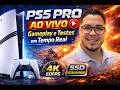 PS5 PRO AO VIVO 🔴 Gameplay e Testes em Tempo Real