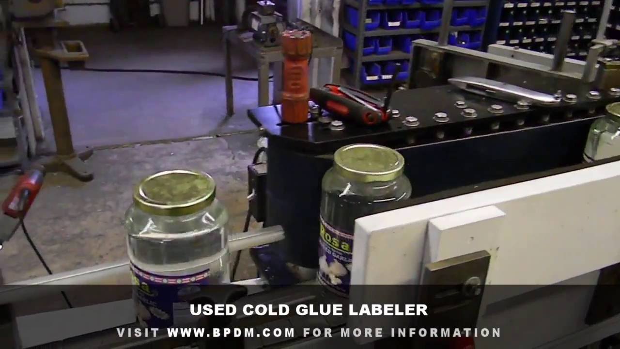 Used Cold Glue Labeler YouTube