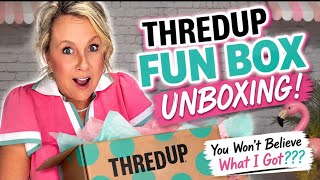 I Was NOT Expecting This ThredUP Fun Box Unboxing