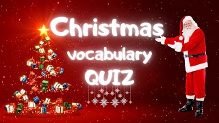 Christmas Vocabulary Picture Quiz🎄