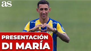  PRESENTACIÓN de DI MARÍA con la camiseta de ROSARIO CENTRAL 