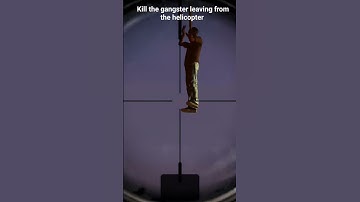 Sniper 3d assassin game shorts, kill the gangster leaving from the helicopter