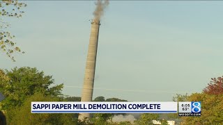 Second Sappi mill smokestack demolished