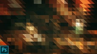 How to make a Triangle Pixelation Effect in Adobe Photoshop CC Adobe Photoshop Tutorial | PS design
