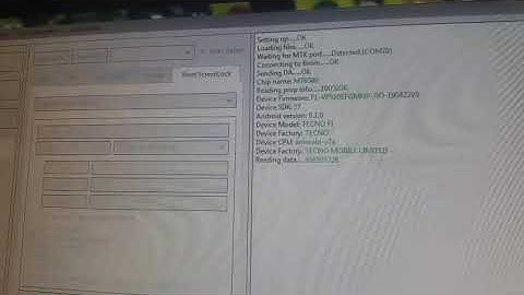 Tecno F1 remove pattern, pasaword or pin no data loss with eft dongle