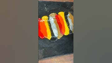 Melting Plastic Waste to Make Dice 🎲 #recycledplastic