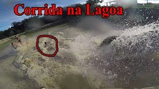 CORRIDA na Lagoa com Sinueiro, Estrelinha, o Potrinho, Cedrico e Zaya -  PARTE 1