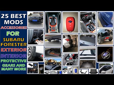 25 Amazing Accessories MODS For Subaru Forester Interior Exterior Trims Protective Gears &amp; ManyMore