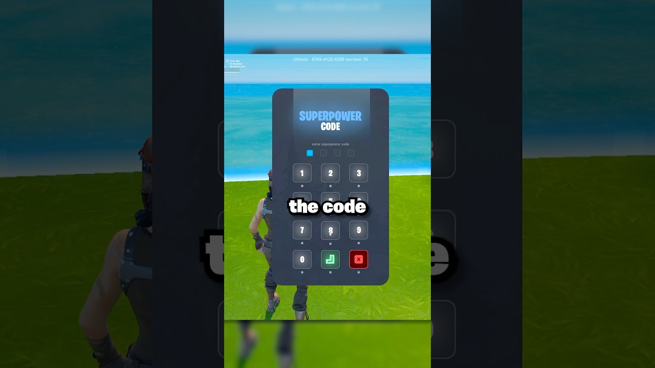 Infinite secret code in 1v1v1 Reload! 