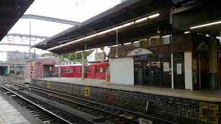 【3100旧塗装の重連】3102f+3103f 東岡崎行き普通 金山駅 停車