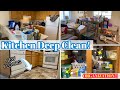 ✨ KITCHEN DEEP CLEAN ✨ MOVING BACK IN! | NEW FLOORS | KITCHEN UNPACKING AND ORGANIZATION