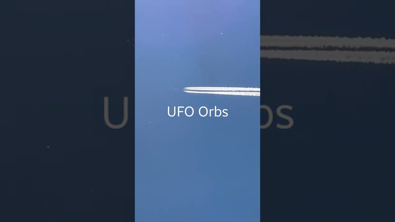 This Is UFO Orbs Harassing A Plane! I counted 5 in the editor.