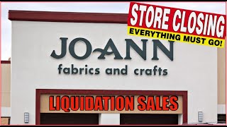 JOANNS LIQUIDATION WAS A BUST I WALKED AWAY EMPTY HANDED