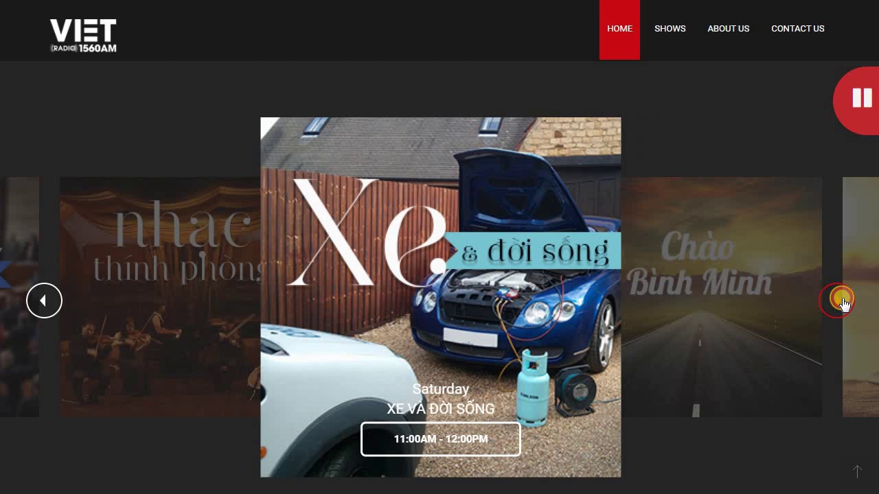 1560 kHz. USA-TX. KGOW Viet Radio. Bellaire. 15 kW. 8946 km. 313°