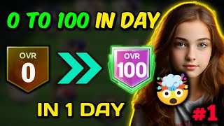 She Challenged Me To REACH 100 OVR in 1 DAY | FC Mobile [Ep 1]