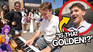 Download Lagu I Played KPOP DEMON HUNTERS on Piano In Public! MP3 Download Lagu I Played KPOP DEMON HUNTERS on Piano In Public! MP3