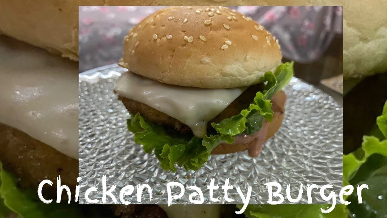 Homemade chicken burger patty recipe by life of mehermah YouTube