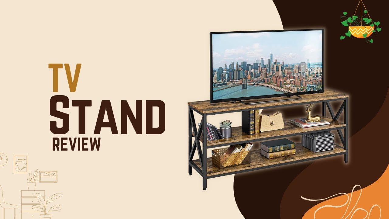 I Absolutely Love This TV Stand From Yaheetech! - YouTube