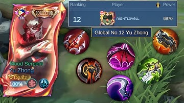 THIS TOP 12 GLOBAL YU ZHONG BUILD WILL MAKE YOUR GAME EASY TO WIN! (must try)