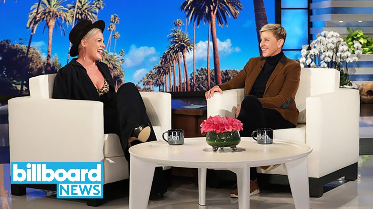 P!nk Announces New Music on 'Ellen,' Gets A Star On Hollywood Walk Of Fame | Billboard News