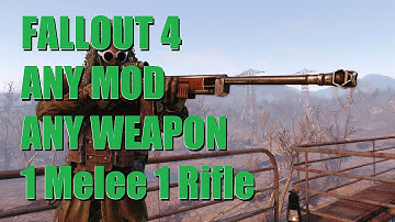 Fallout 4: Any Mod Any Weapon - RazorStick and .308 Hunting Combat Sniper
