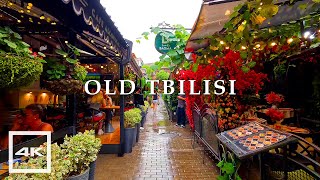 Tbilisi on a rainy day 🌧️ Walking tour 2023 | 4K HDR