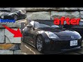 Z33を低予算でカッコよくしたい。エアロ取付&リアスポイラー流用（インプレッサ用）BUILD A 350Z 10minutes