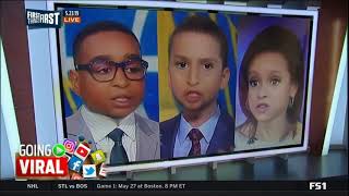 Baby Face Cris Carter Nick Wright Jenna Wolfe First Things First