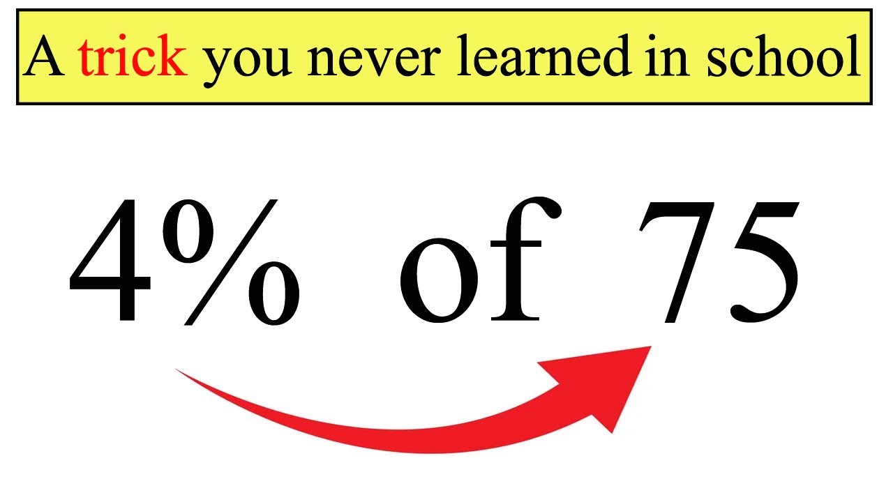 Best Percentage Trick ( Mental Trick) | Percentages made easy with this