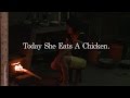 Trailertoday she eats a chicken