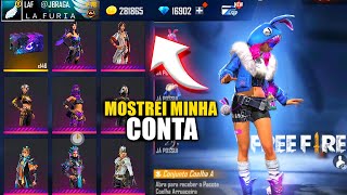ABRI VÁRIOS PACOTES DE SKINS ABANDONADO A MUITO TEMPO NA MINHA CONTA DO FREE FIRE