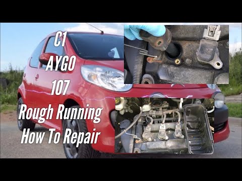 Engine Misfire Citroen C1 Toyota AYGO Peugeot 107, How To Repair (Lack Of Power Rough Running)