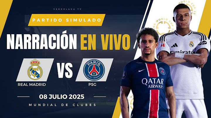 🔴 PSG GOLEA AL REAL MADRID Y AVANZA A LA  FINAL DEL MUNDIAL DE CLUBES/ PARTIDO SIMULADO PES 2025