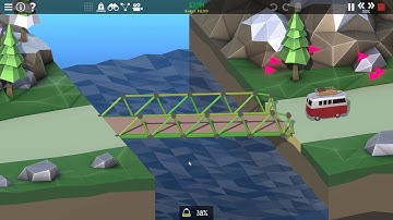 Poly Bridge 2 Pine Mountains 1-2 A New Slope