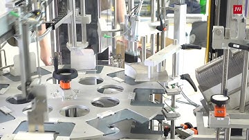 JW CCM-MV with Bluhm print-and-apply labeler