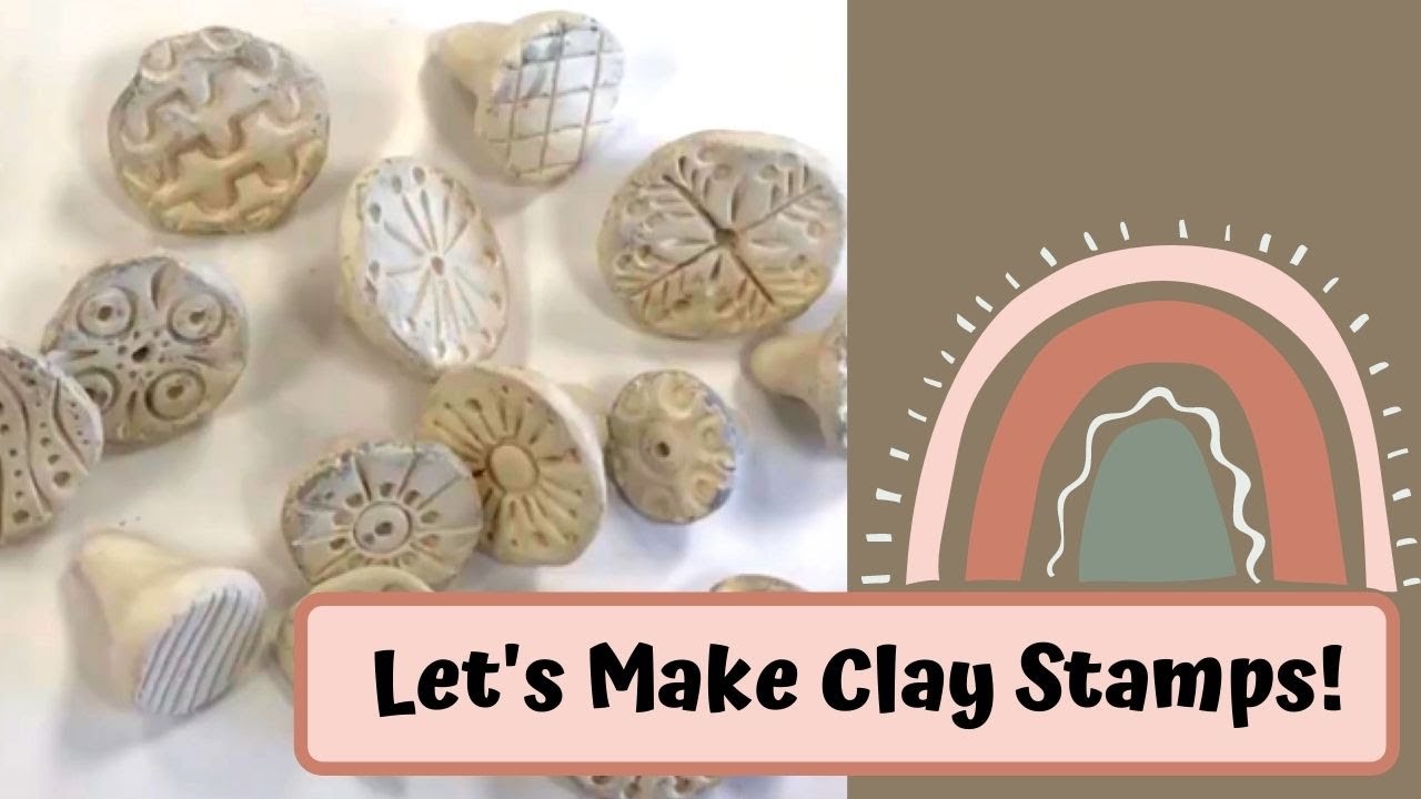 How To Make TEXTURE Stamps For CLAY Sculpting (10 TIPS) 