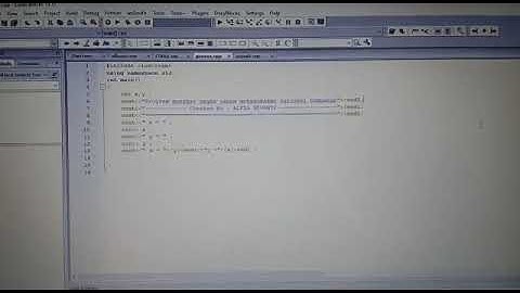 Program untuk menukar angka tanpa menggunakan variabel tambahan