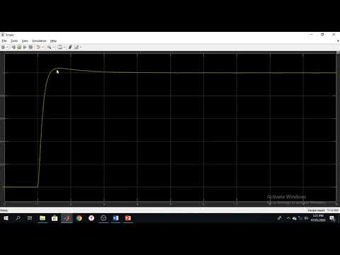 PID controller in SIMULINK environment with DC motor