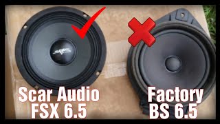 GMC Door Speakers Replacement Scar Audio FSX 6.5