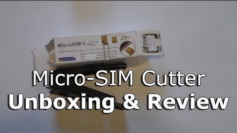 Micro-SIM Cutter - Unboxing & Review
