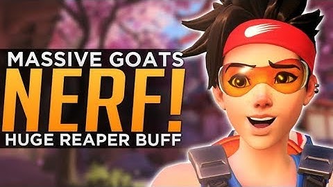 Overwatch: MASSIVE Brigitte & D.Va NERFS! -  HUGE Reaper BUFF!