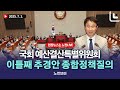 국회 예결위, 이틀째 추경안 종합정책질의[풀영상 다시보기]｜2025.7.1.